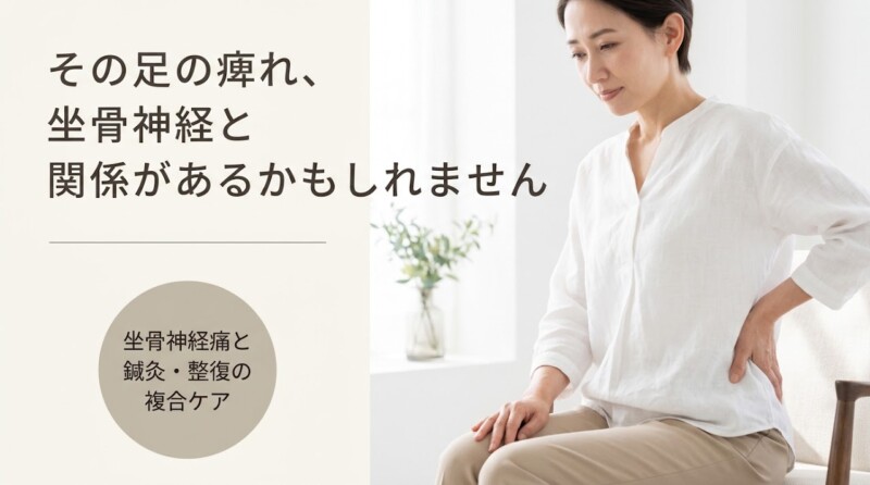 名古屋市南区で坐骨神経痛にお悩みなら｜鍼灸と柔道整復の複合ケアで自然治癒力にアプローチ｜内田橋接骨・鍼灸院